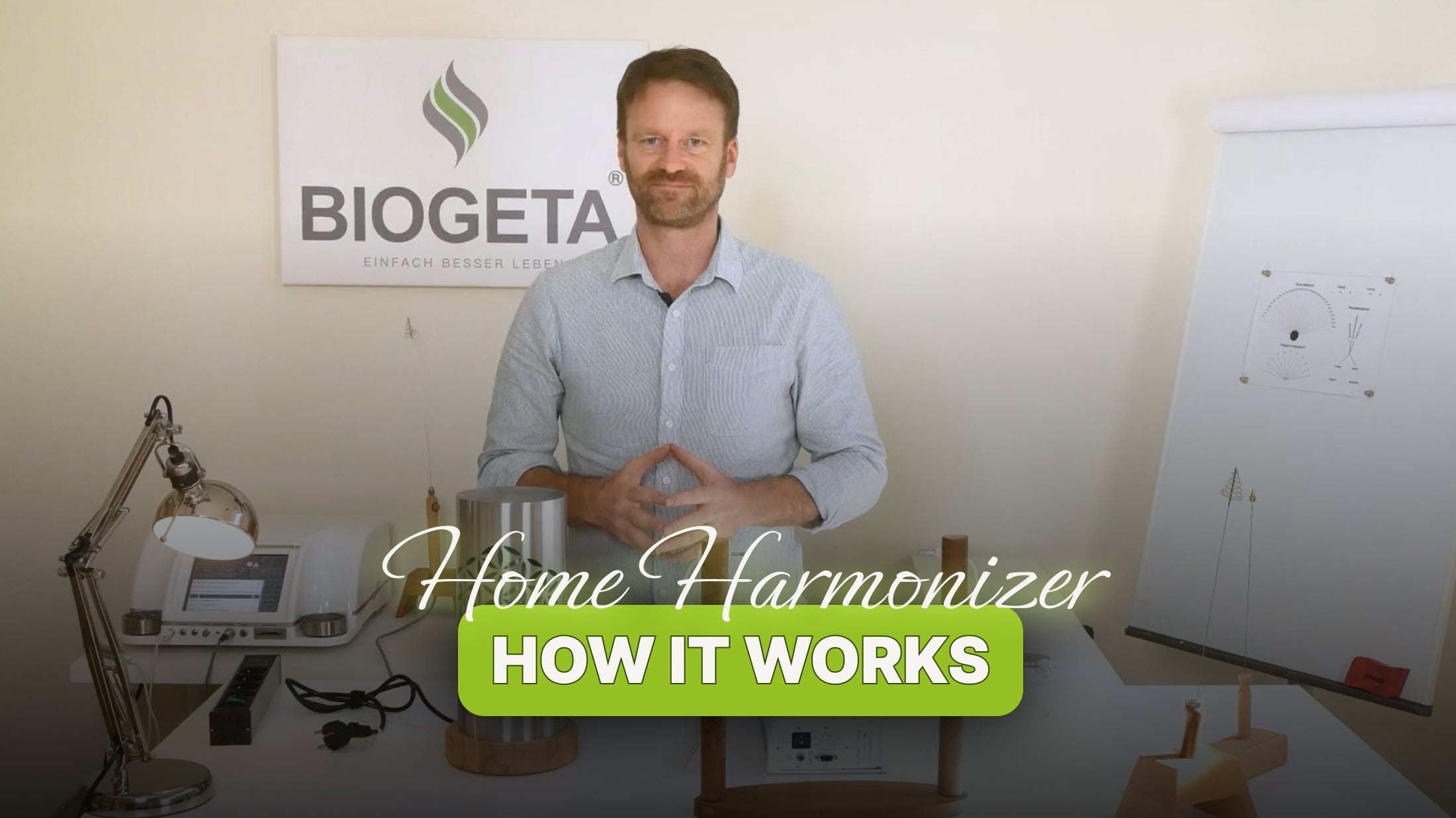 Load video: Wie harmonisiert der Home Harmonizer Elektrosmog und Geopathische Störzonen